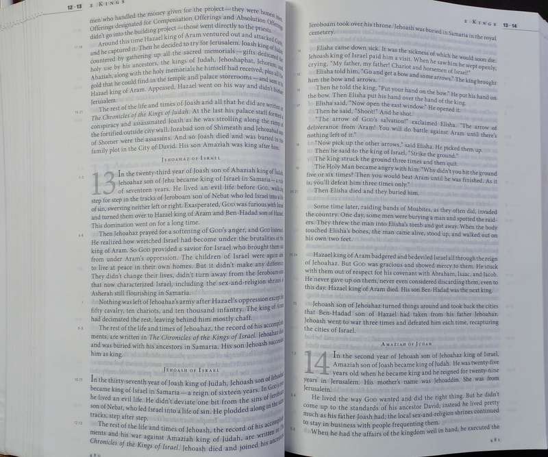 Bible - The Message - SC - Numbered Edtion - 2005