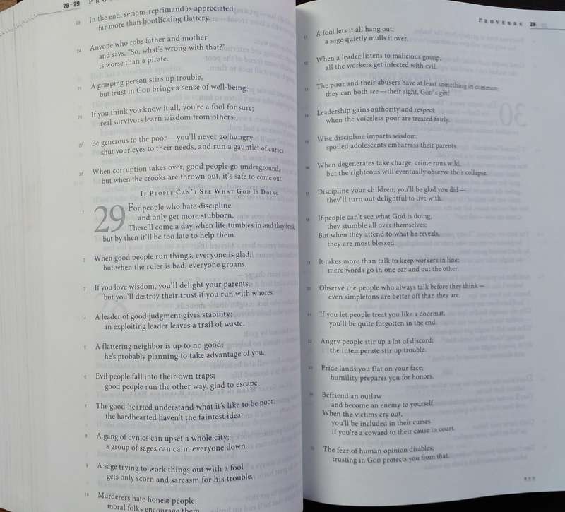 Bible - The Message - SC - Numbered Edtion - 2005