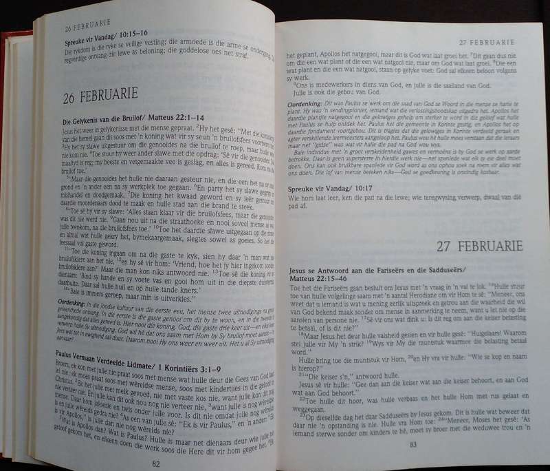 Bible - Die Eenjaarbybel - 1989