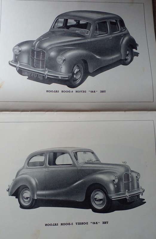 Book - Austin A40 Service Manual - 1952