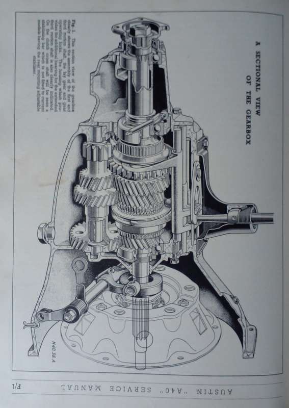 Book - Austin A40 Service Manual - 1952
