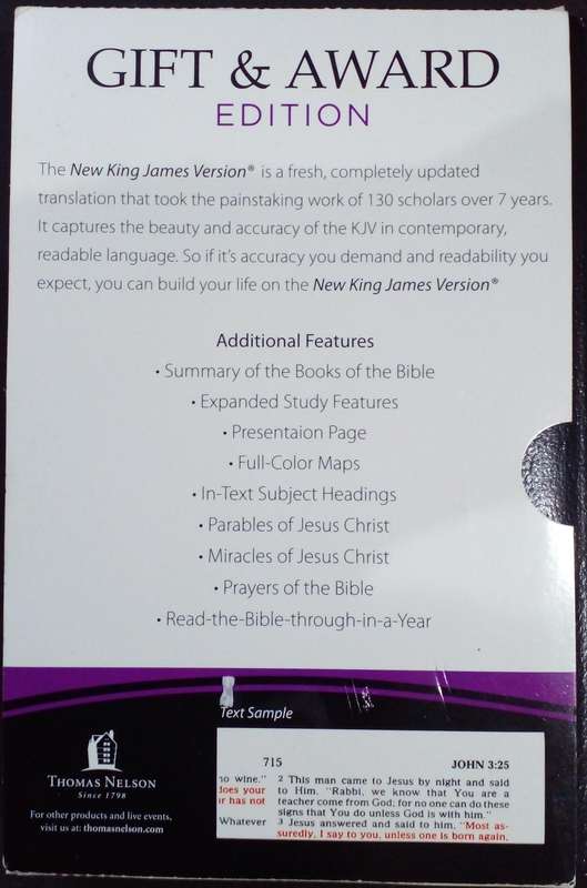 Bible - The Holy Bible - NKJV + Concordance - 1982