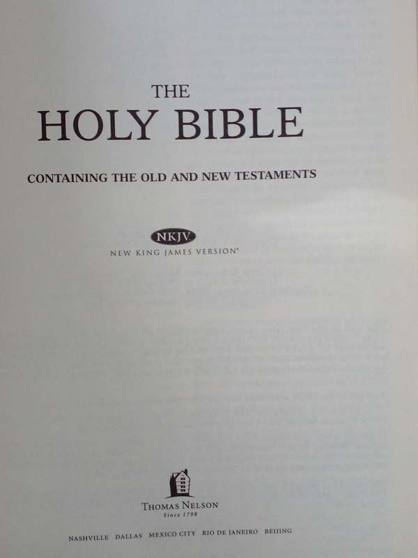 Bible - The Holy Bible - NKJV + Concordance - 1982