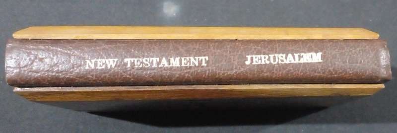 Bible - The New Testament - KJV - Pocket - Wooden Panels - 1978