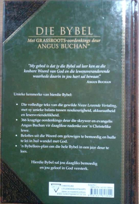Bible - Die Bybel - Grassroots - Angus Buchan - 2015 - 1st ed
