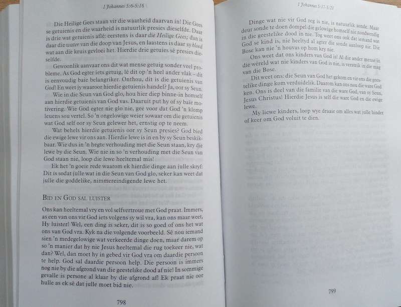 Bible - Die Boodskap - Met Psalms En Spreuke - 1997