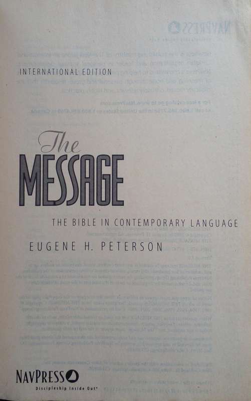 Bible The Message - International - 2005