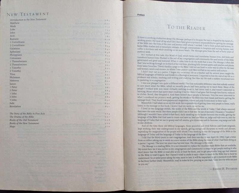 Bible The Message - International - 2005