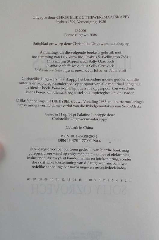 Bible/Book - Illustrasies Van Die Lewe - Solly Ozrovech - 2006