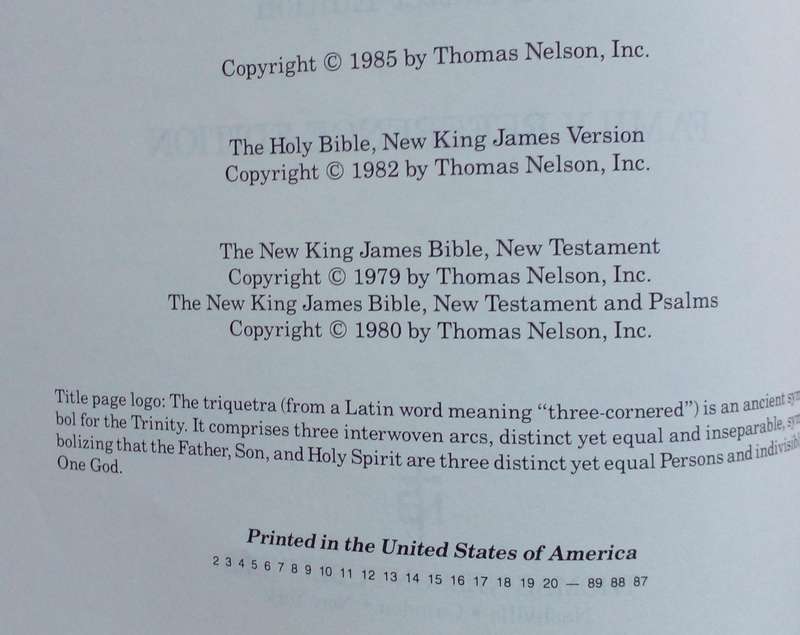 Bible - The Holy Bible - Family Edition - Precious Moments - NKJV - XL - 1985