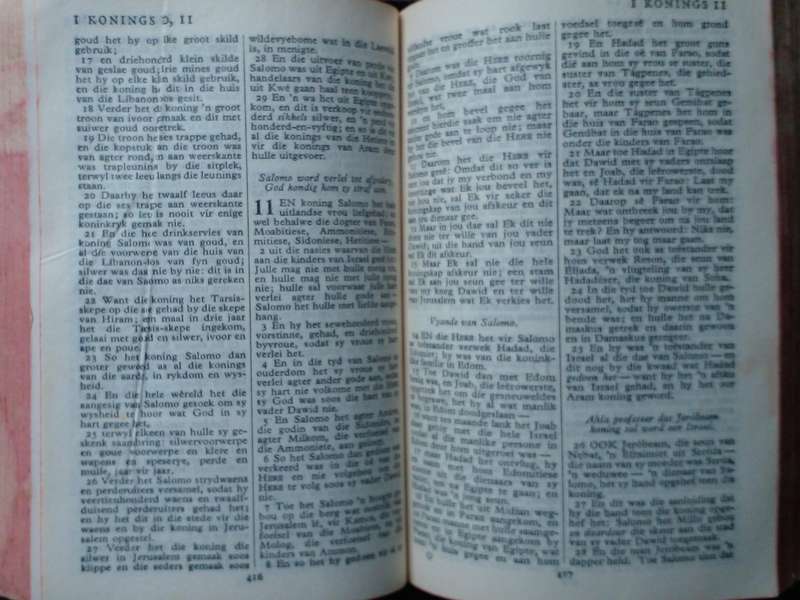 Bible - Die Bybel - 1965 - Pocket