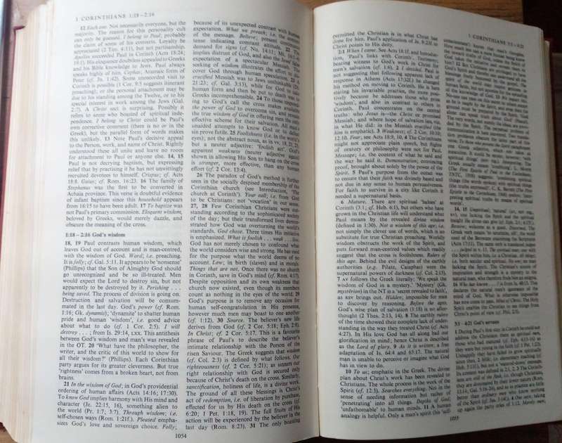 Bible - The New Bible Commentary - 1970