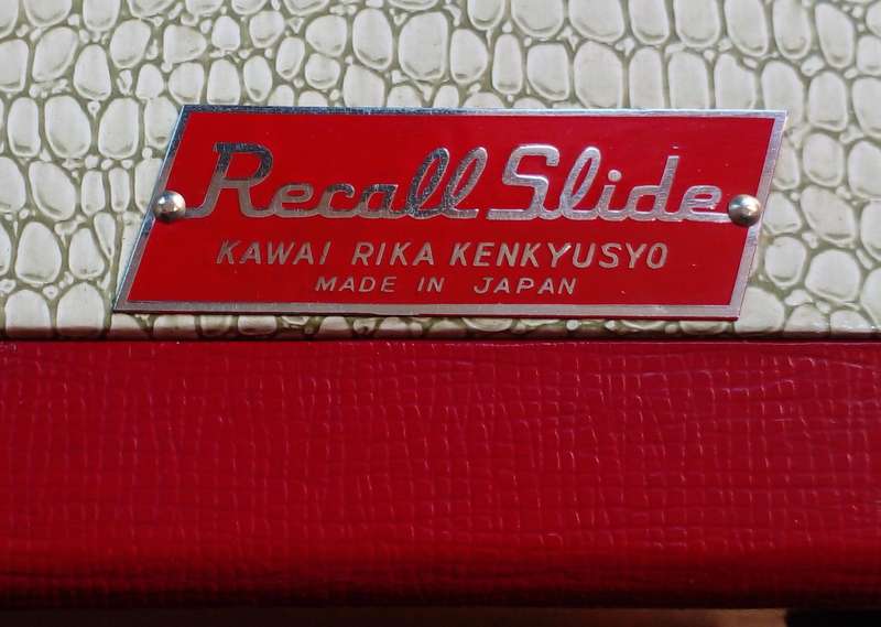 Slide Projector - Japan - Recall Slide - Vintage - Scarce