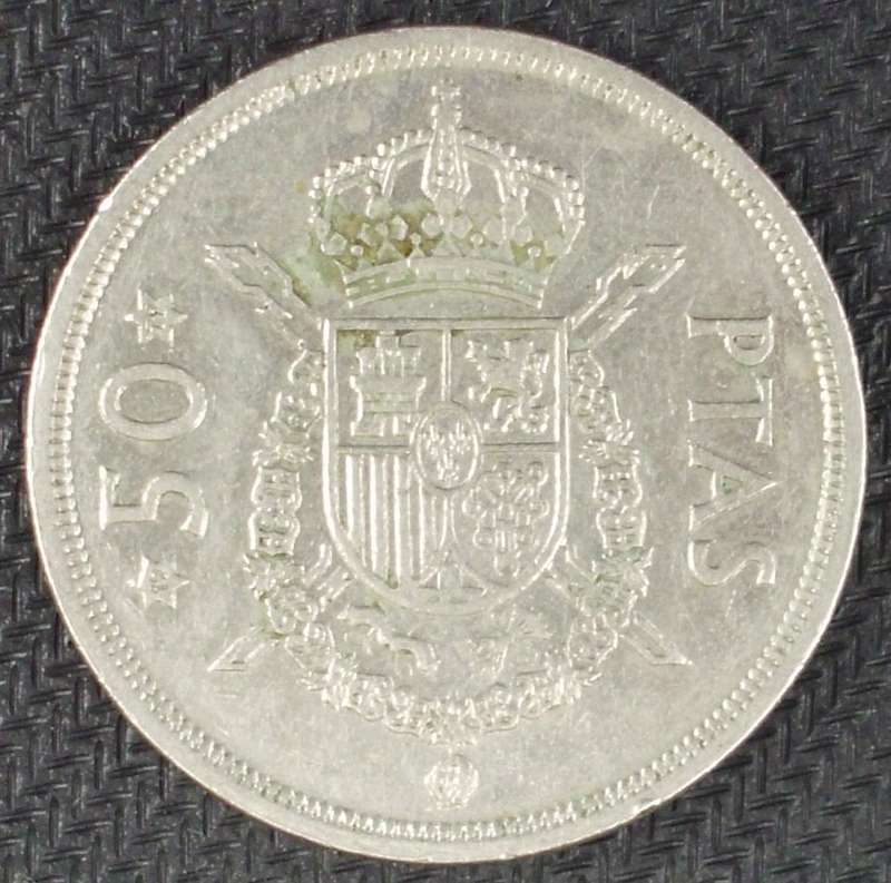 Coin - Spain - 50 Pesetas - 1975