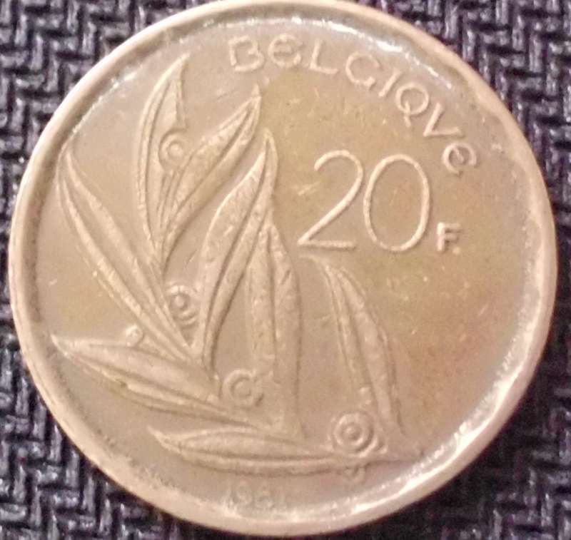 Coin - Belgium - 20 Franc - 1981