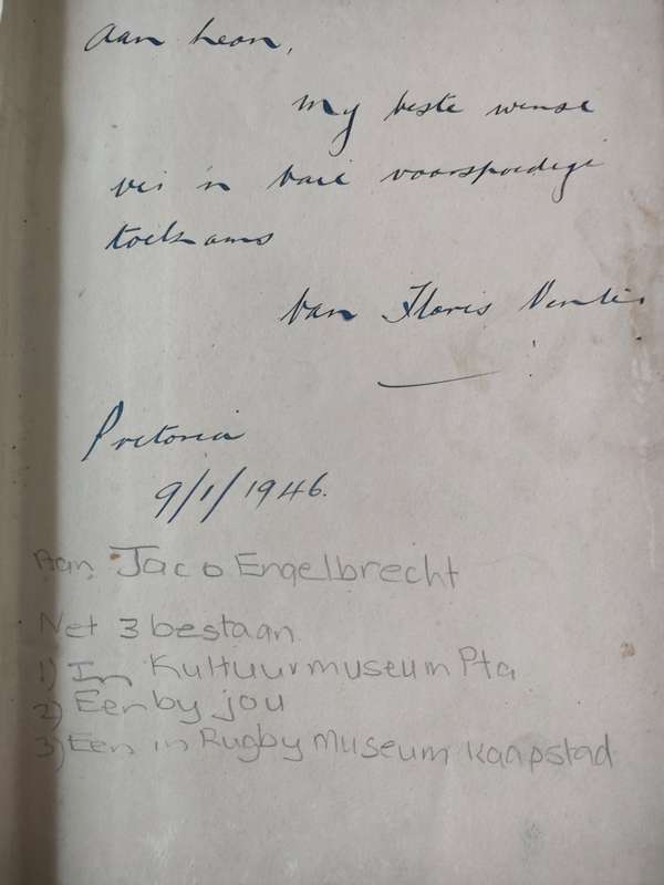 The history of SA Rugby Football 1875-1932 by Ivor Difford, The only copy in SA not in a museum: