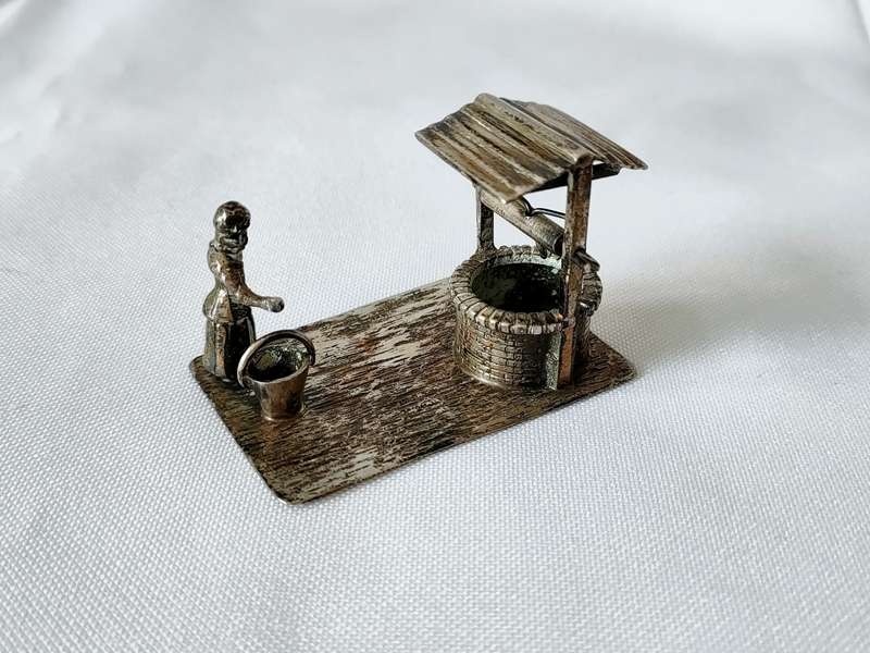 Miniature Antique (c1906) Dutch Silver Figurines: (H) up to 60 mm: Top condition: Rare: Bid per item