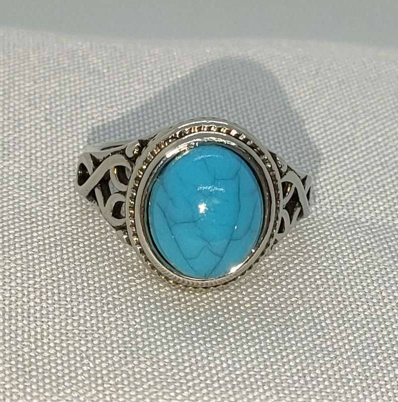 Gorgeous design: New Turquoise ring: Size US7