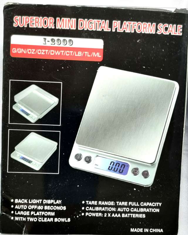 Digital pocket scale: Ideal for weighing jewellery and precious metals