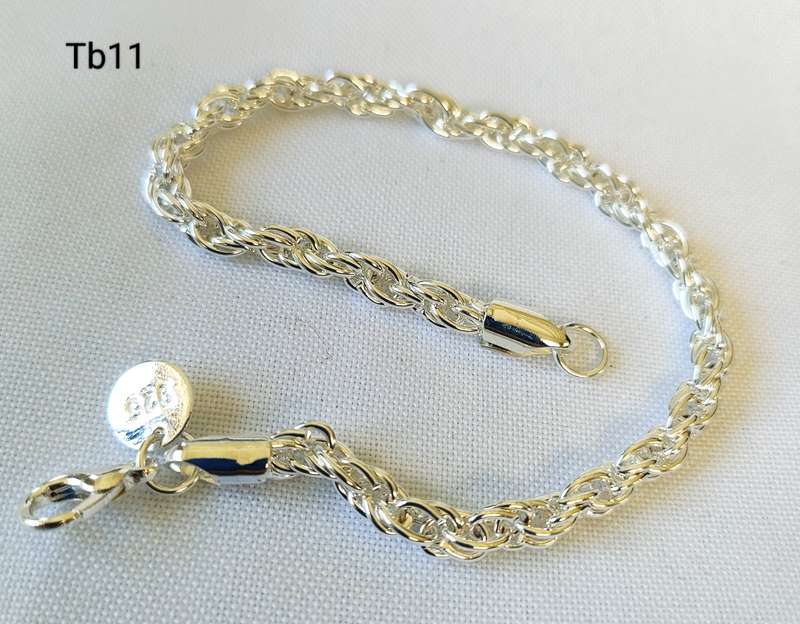 Silver bracelet - 925 stamp - length - 19 cm