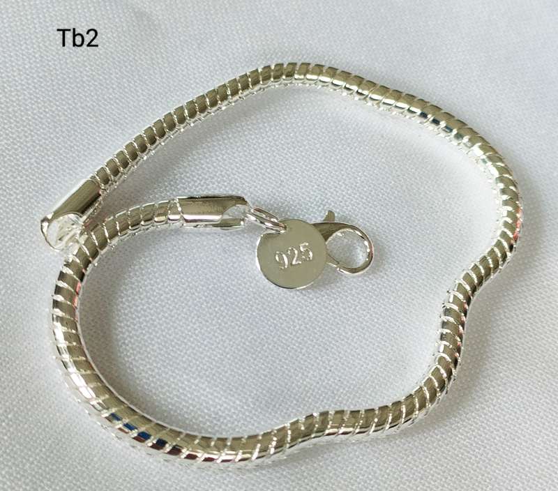 Silver bracelet - 925 stamp - length - 18 cm