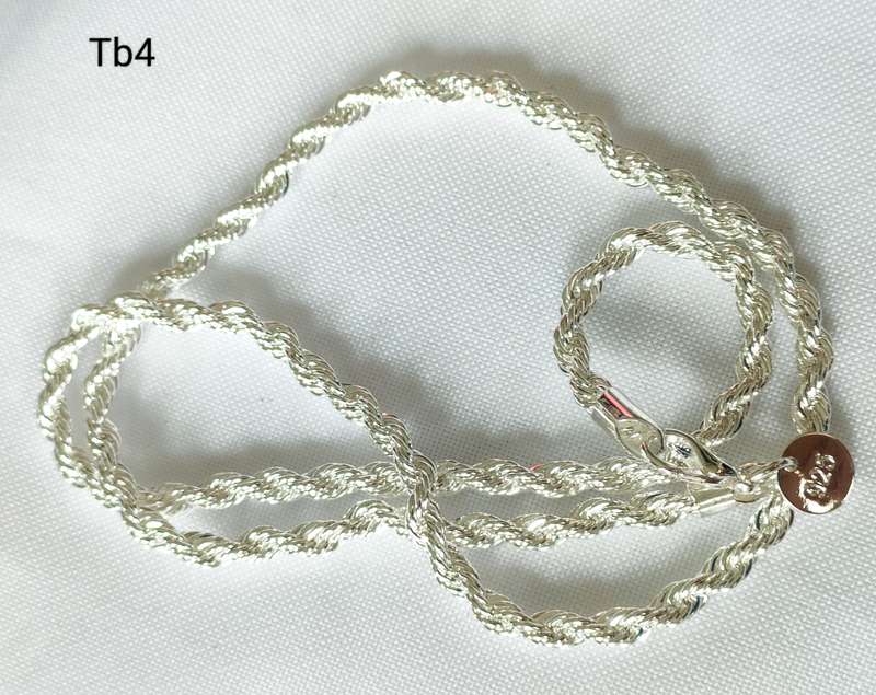Silver necklace - 925 stamp - length - 45 cm