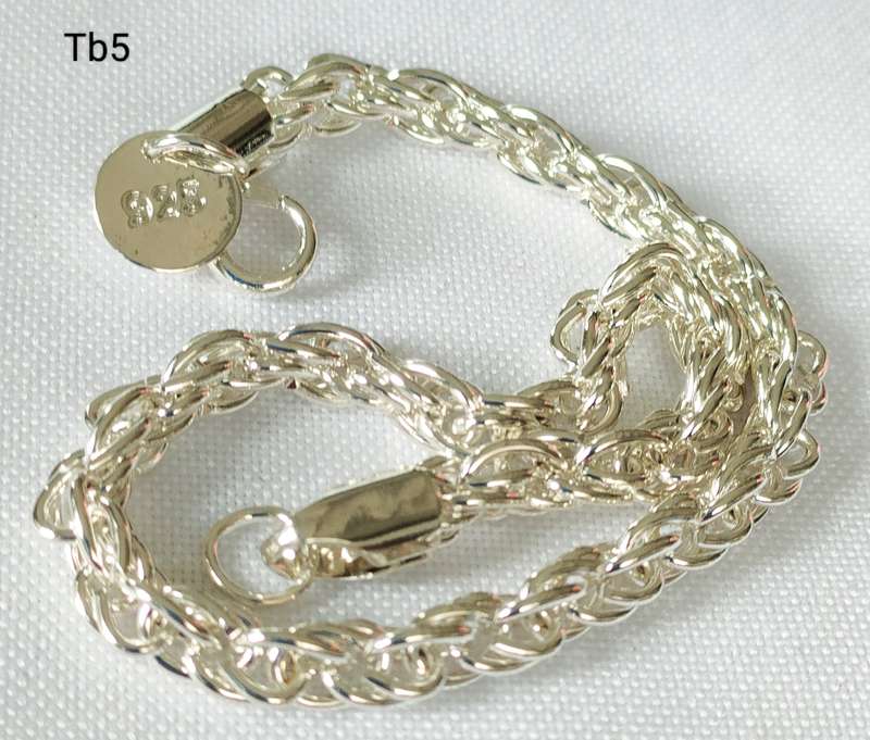 Silver bracelet - 925 stamp - length - 18 cm