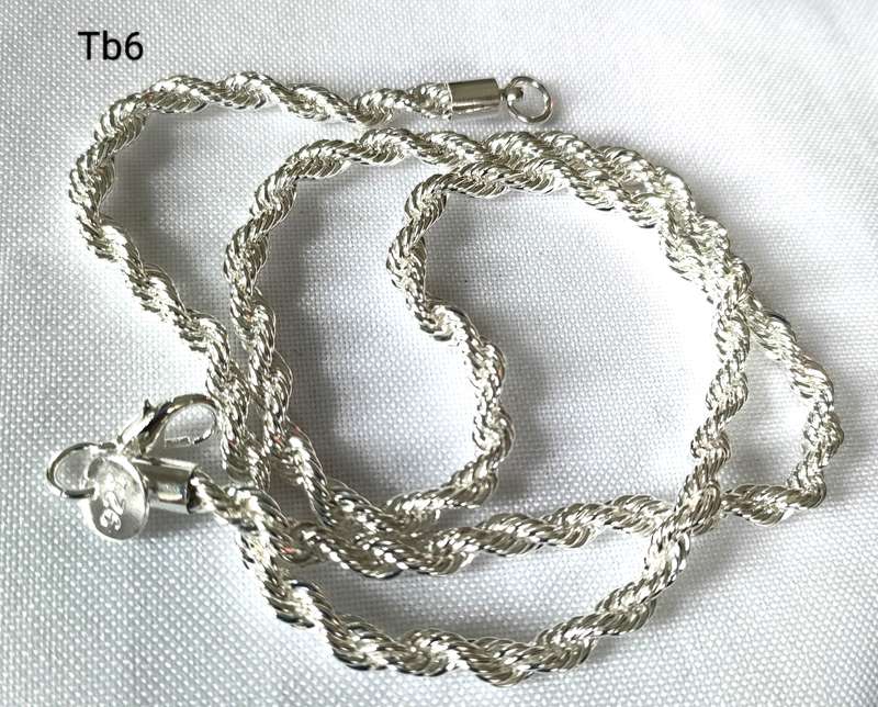 Silver necklace - 925 stamp - length - 50 cm