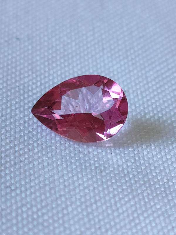 Topaz stone - 2.25 ct naturally mined pear cut - large stone