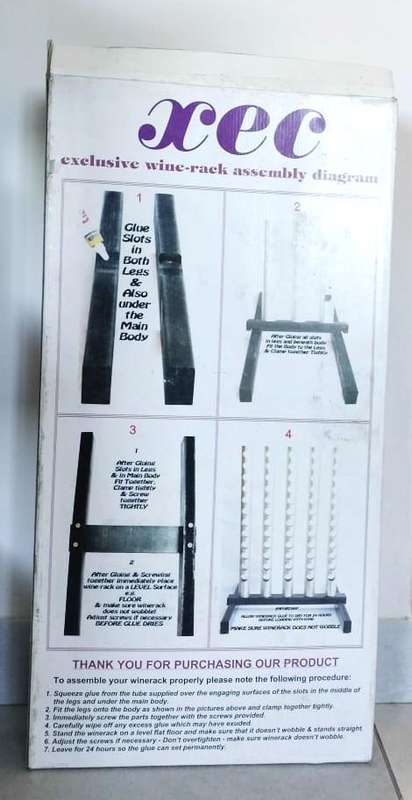 Exclusive wine rack - lovely stylish and functional item