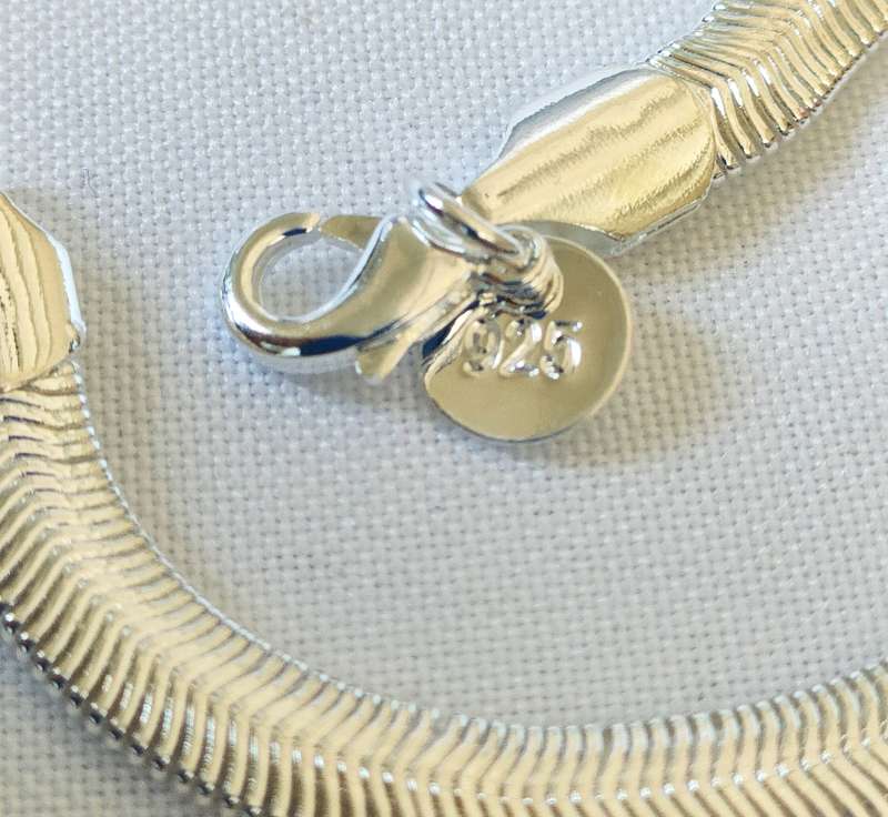 Silver bracelet - 925 stamp - length - 19 cm