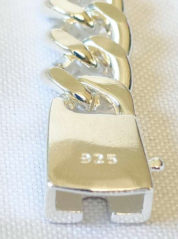 Silver bracelet - 925 stamp - length - 19 cm