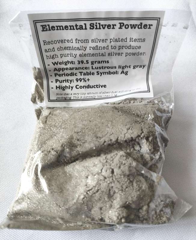 39,5 g Elemental Silver