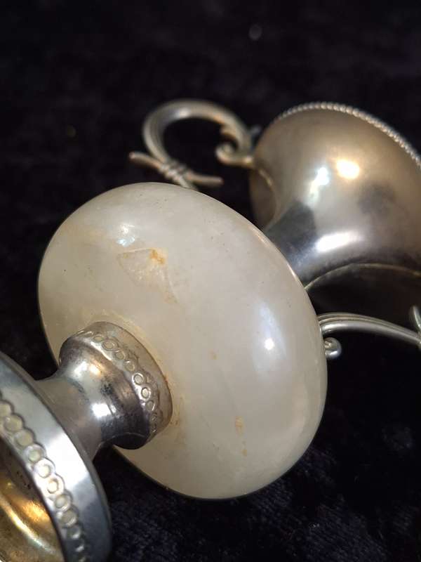 Vintage Onyx and Marble Vases.