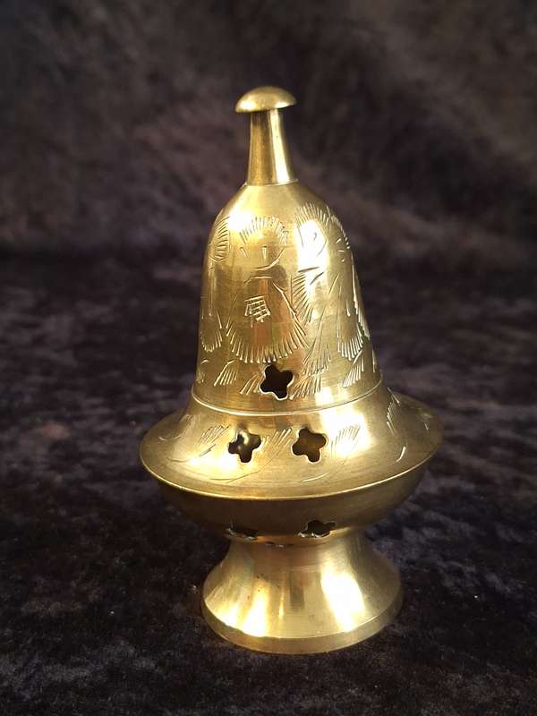 Vintage Brass Incense Burner.