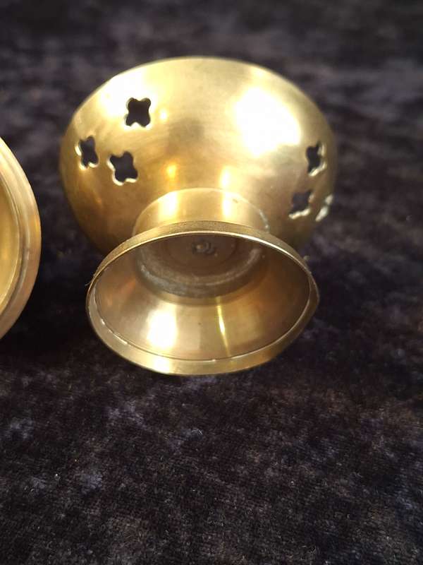 Vintage Brass Incense Burner.