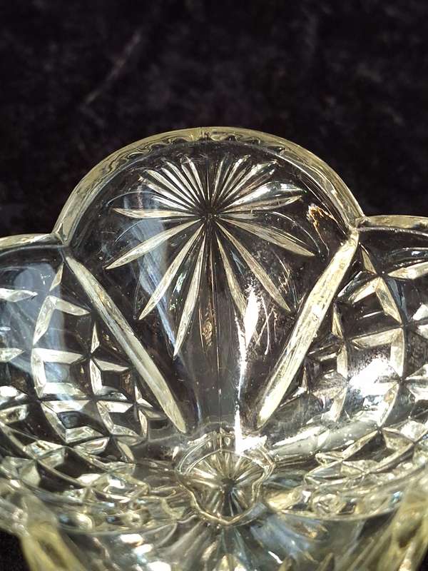 Vintage Pressed Glass Sweet Bowl.