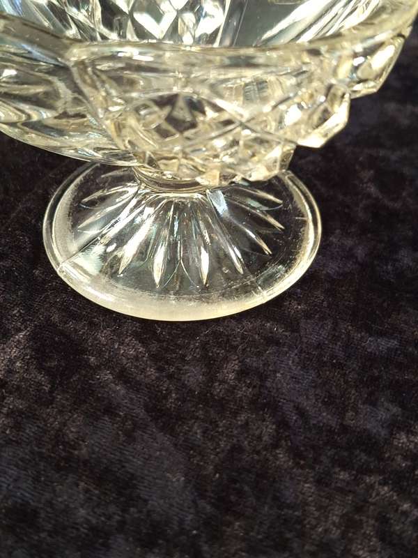 Vintage Pressed Glass Sweet Bowl.