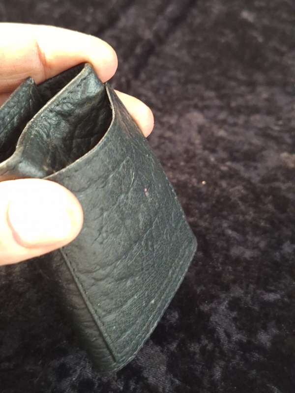 Busby Genuine Wild Buffalo Leather Key and Card Holder.