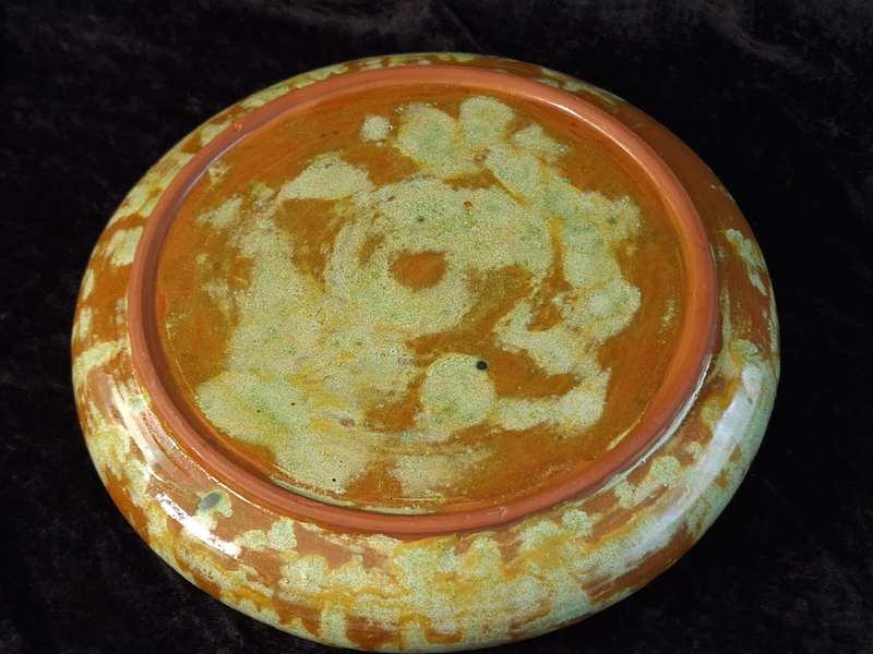Vintage Large Pottery Ashtray