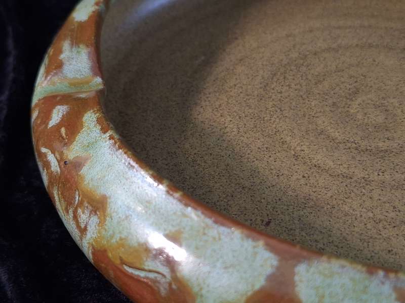 Vintage Large Pottery Ashtray