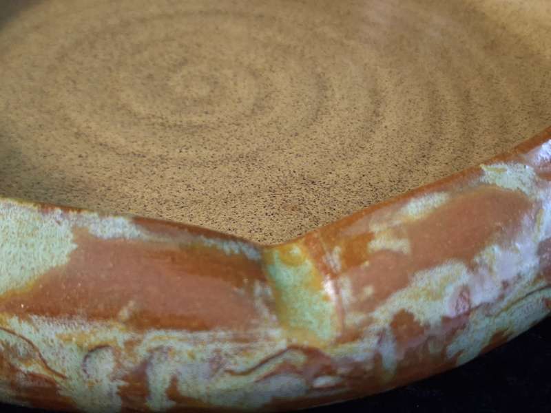 Vintage Large Pottery Ashtray