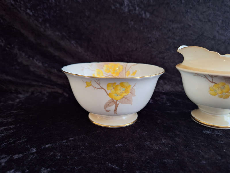 1920's Shelley Milk and Sugar Set - Reg. No: 771299/12547/E