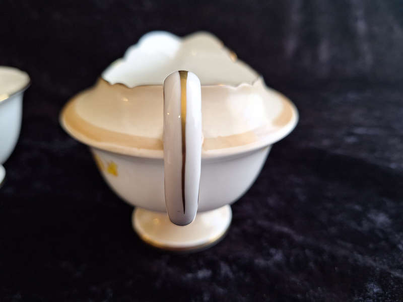 1920's Shelley Milk and Sugar Set - Reg. No: 771299/12547/E