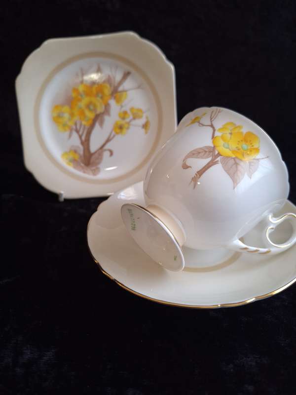 1920's Shelley Tea Trio - Reg. No: 771299/12547/E - D