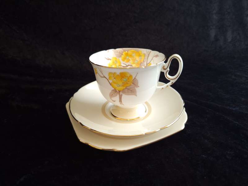 1920's Shelley Tea Trio - Reg. No: 771299/12547/E - D
