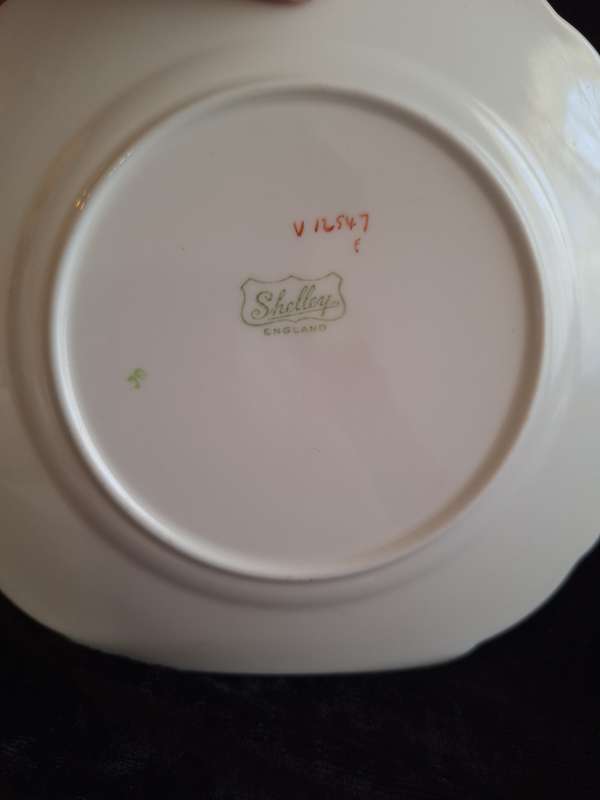 1920's Shelley Tea Trio - Reg. No: 771299/12547/E - D