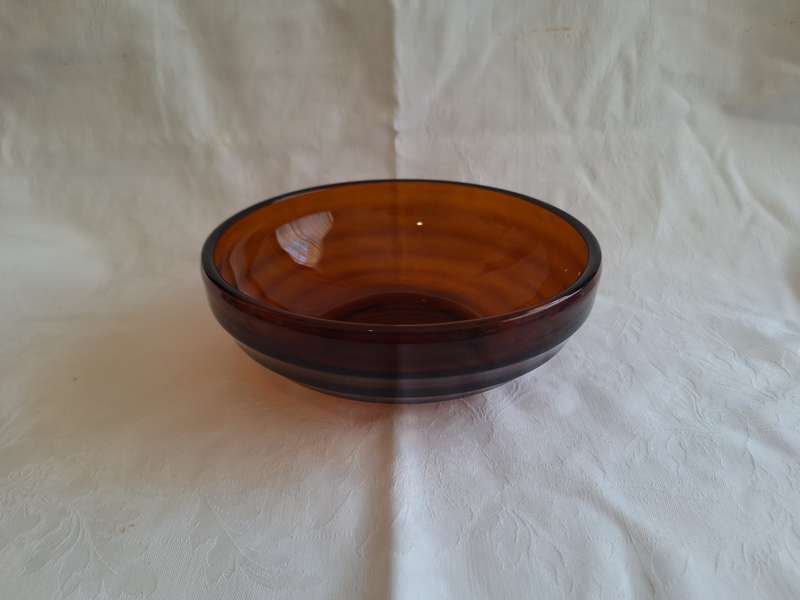 Vintage 1970's Glass Fruit Bowl