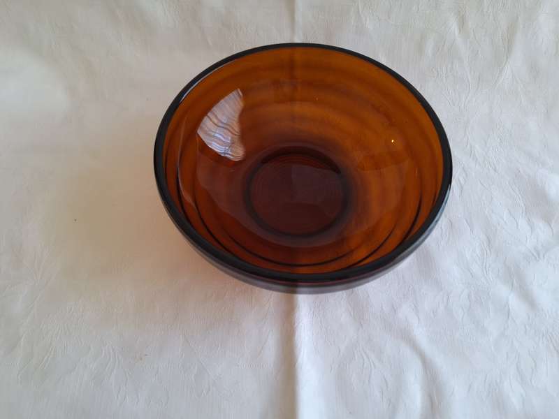 Vintage 1970's Glass Fruit Bowl