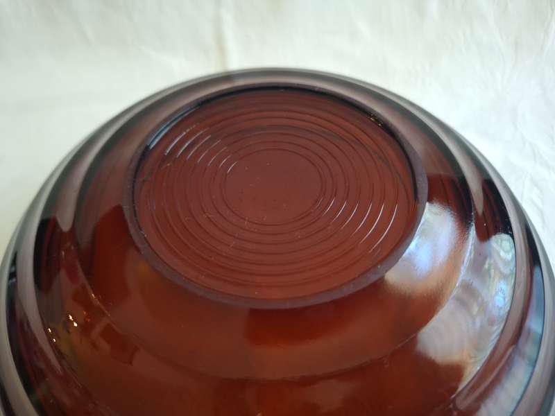 Vintage 1970's Glass Fruit Bowl